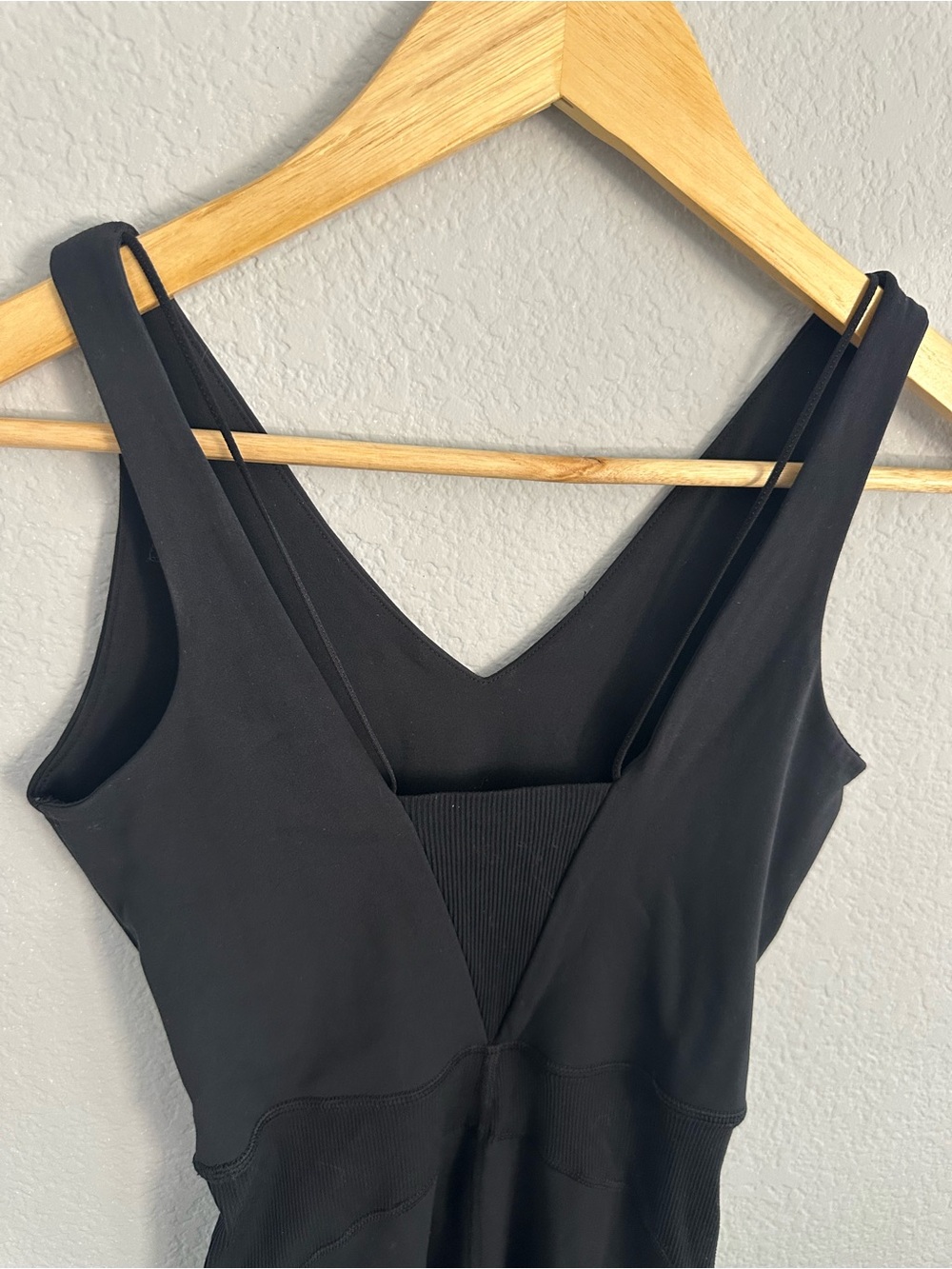 Nike Black V-Neck Sports Bodysuit